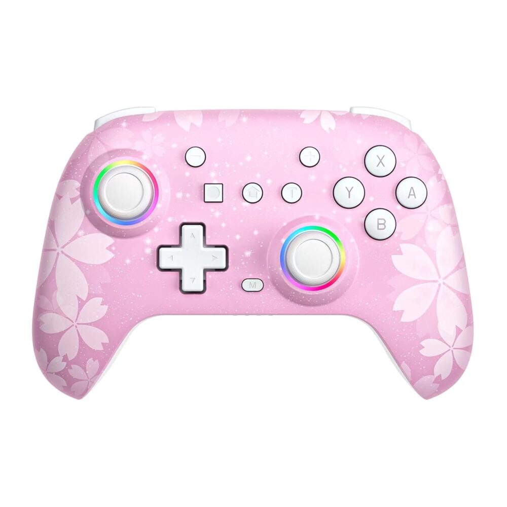 Pink Sakura Wireless Controller for Switch