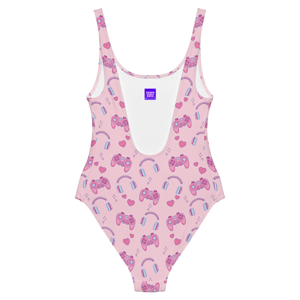 Gamer Girl Kawaii One-Piece Swimsuit - Image 2