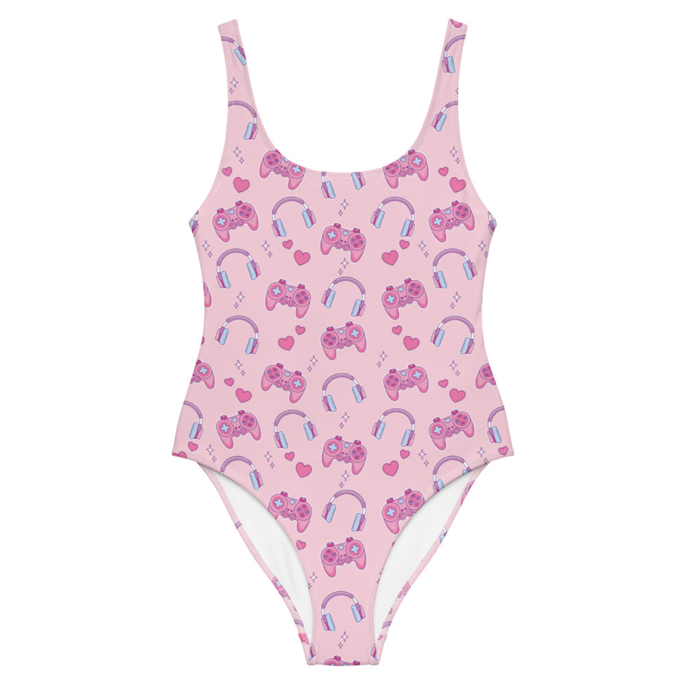 Gamer Girl Kawaii One-Piece Swimsuit