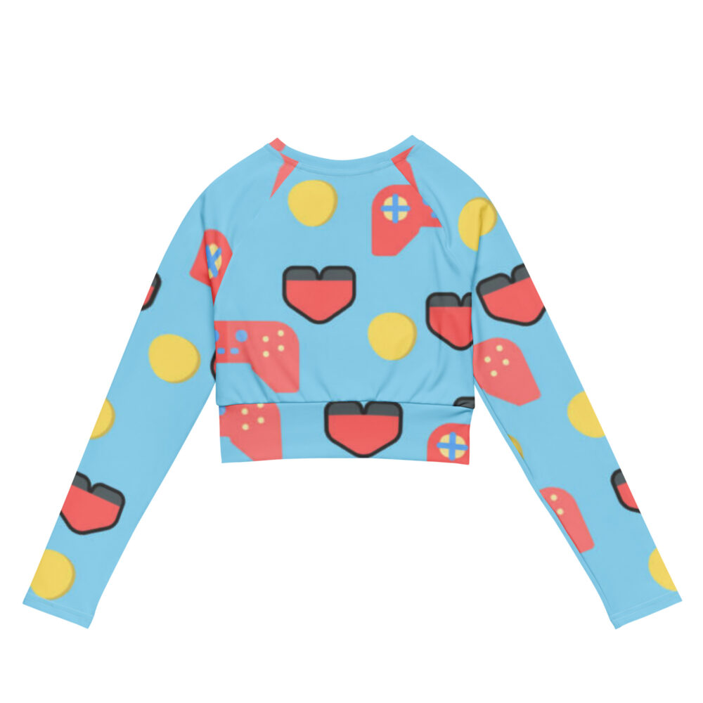 Gamer Girl Long-Sleeved Crop Top - Image 2