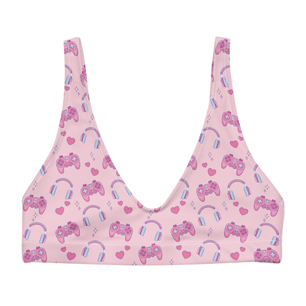 Gamer Girl Kawaii Padded Bikini Top