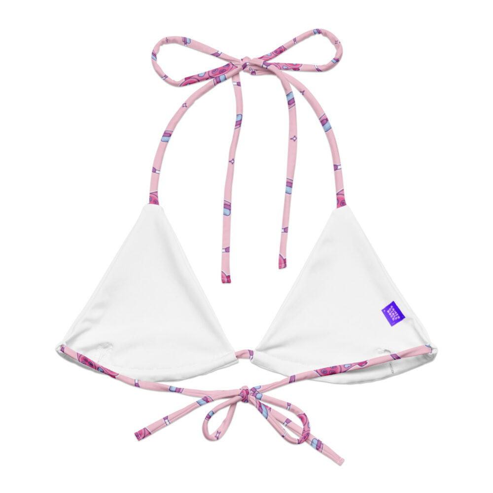 Gamer Girl Kawaii Padded String Bikini Top - Image 2