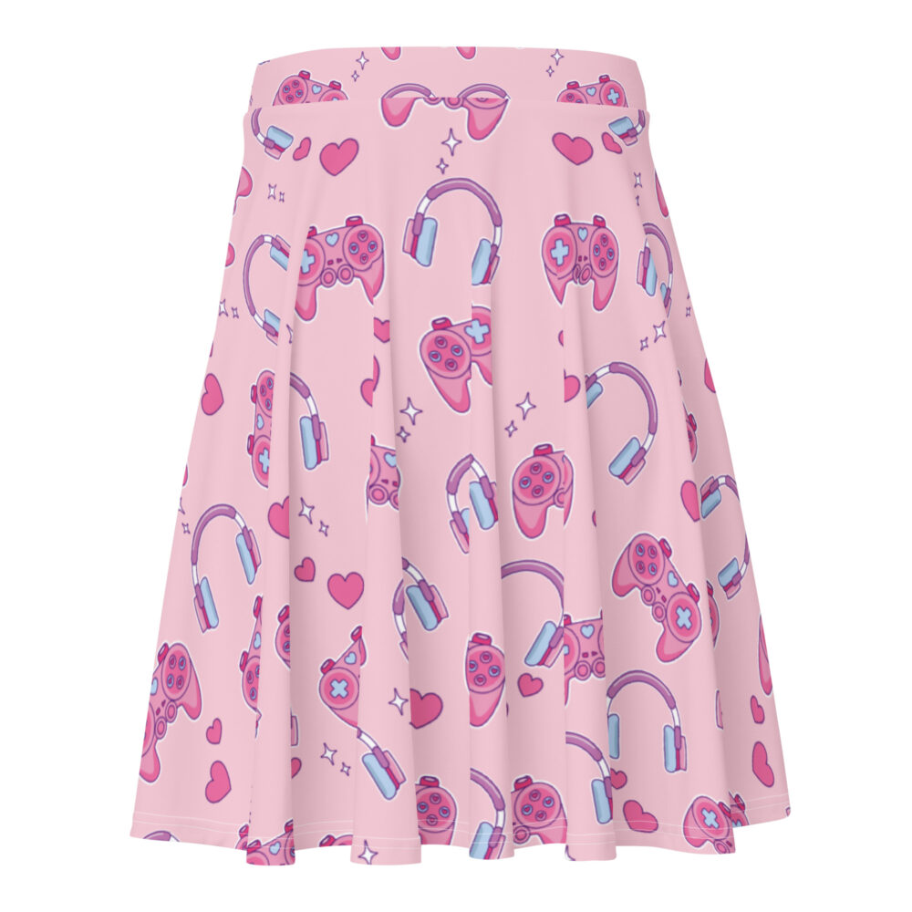 Gamer Girl Kawaii Skater Skirt - Image 2