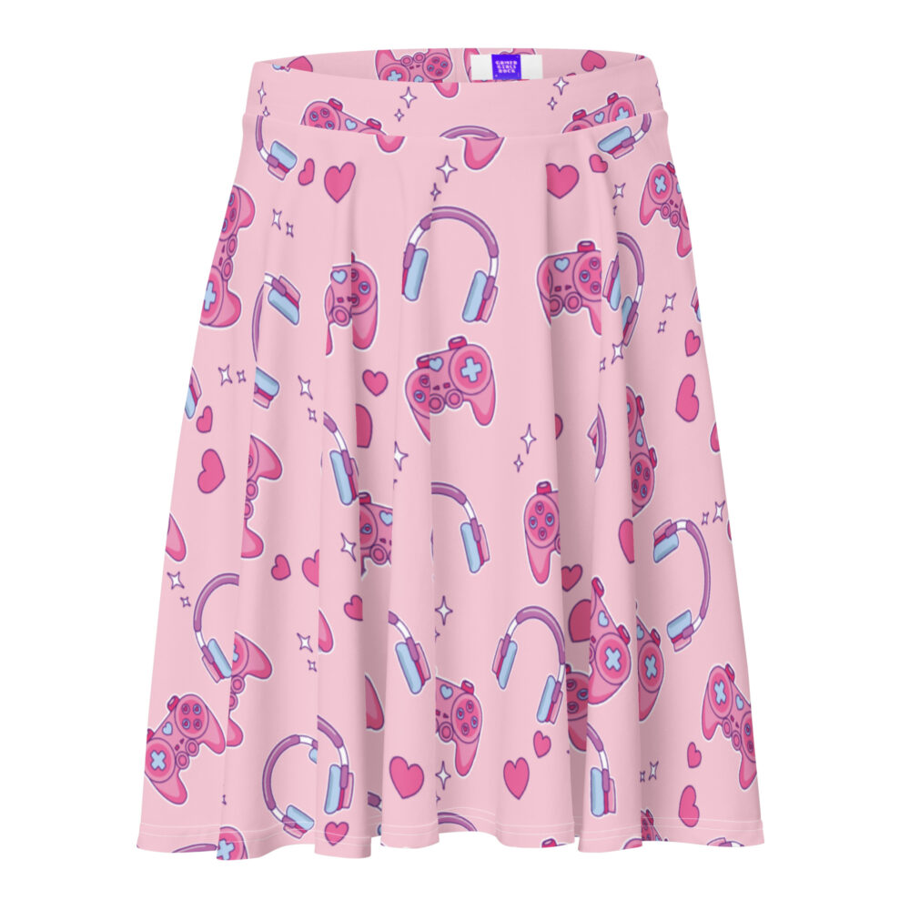 Gamer Girl Kawaii Skater Skirt