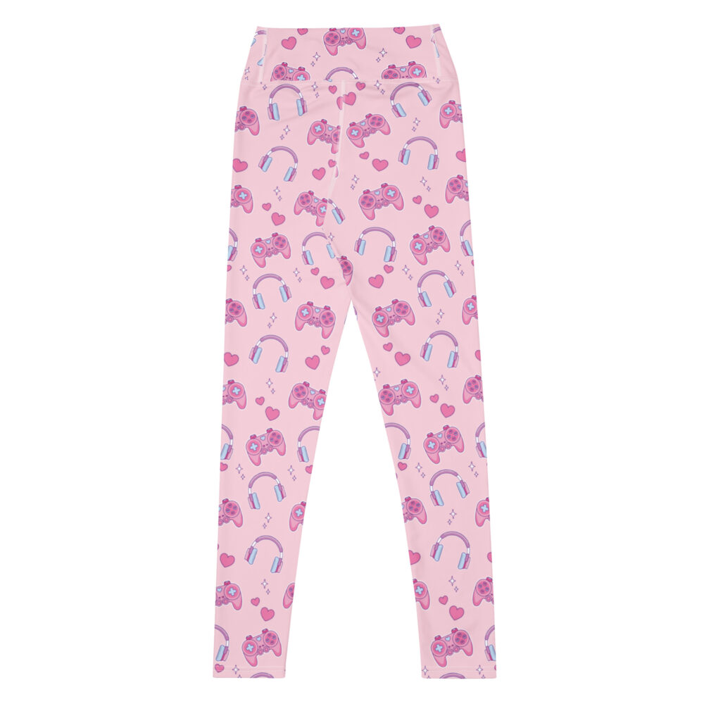 High-waisted Kawaii Gamer Girl Leggings - Image 2