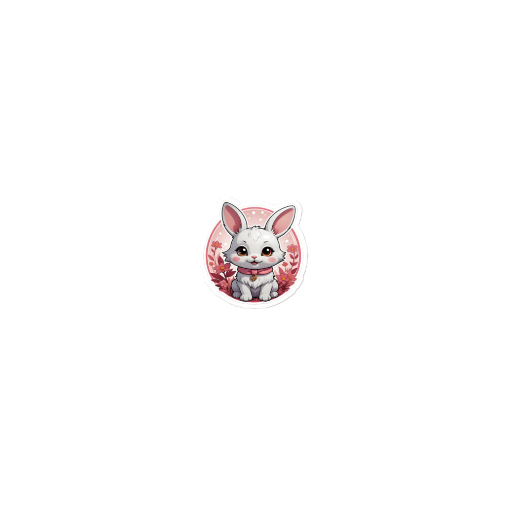 Gamer Girl Anime Puppy Bubble-Free Peeker Stickers - Image 4