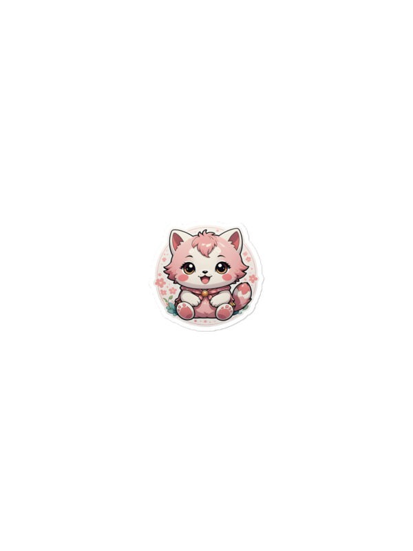 Gamer Girl Anime Animal Bubble-Free Peeker Stickers - Image 4