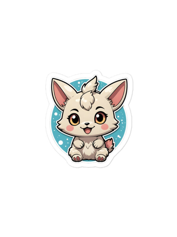 Gamer Girl Anime Kitten Bubble-Free Peeker Stickers - Image 2