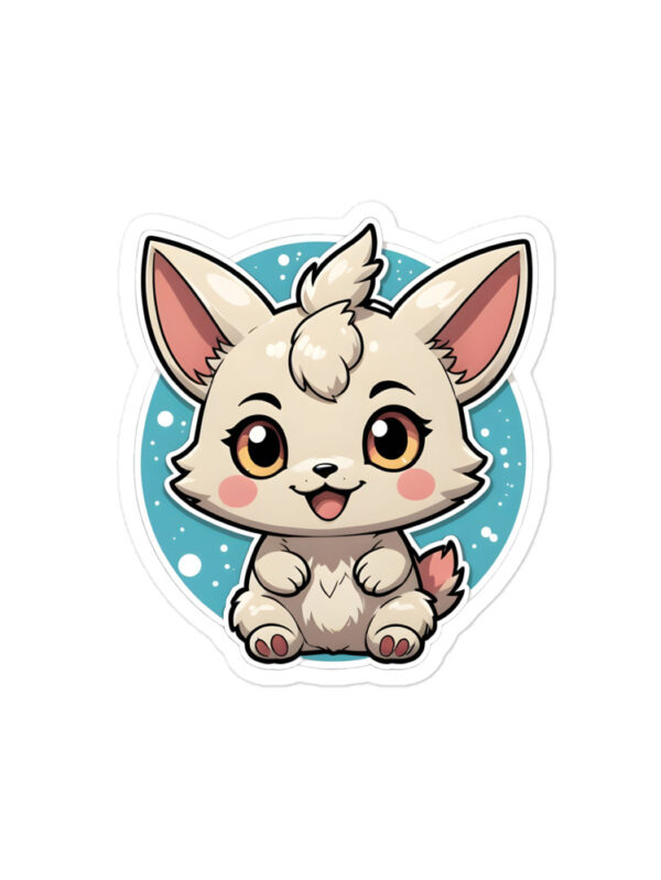 Gamer Girl Anime Kitten Bubble-Free Peeker Stickers - Image 3
